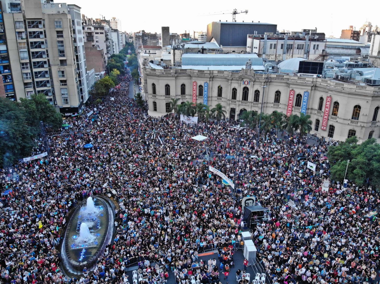 Reviví la marcha del Día de la Memoria en Córdoba desde el cielo